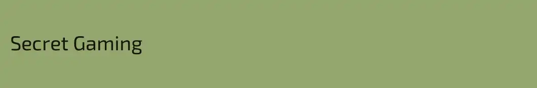 Secret Gaming